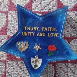 #Freemason Masonic Star Paperweight 