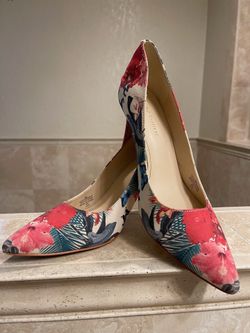 MARC FISHER Floral High Heel Stiletto Pumps