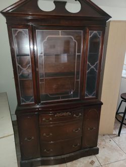 Dark brown Hutch