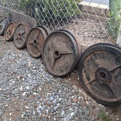 Olympic Weight Set (complete 250lbs X2)