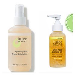 Juice Beauty the organic solution Hydrating Mist and Green apple cleansing gel