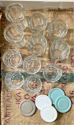 (11) Luminarc Working Glasses + 5 Lids