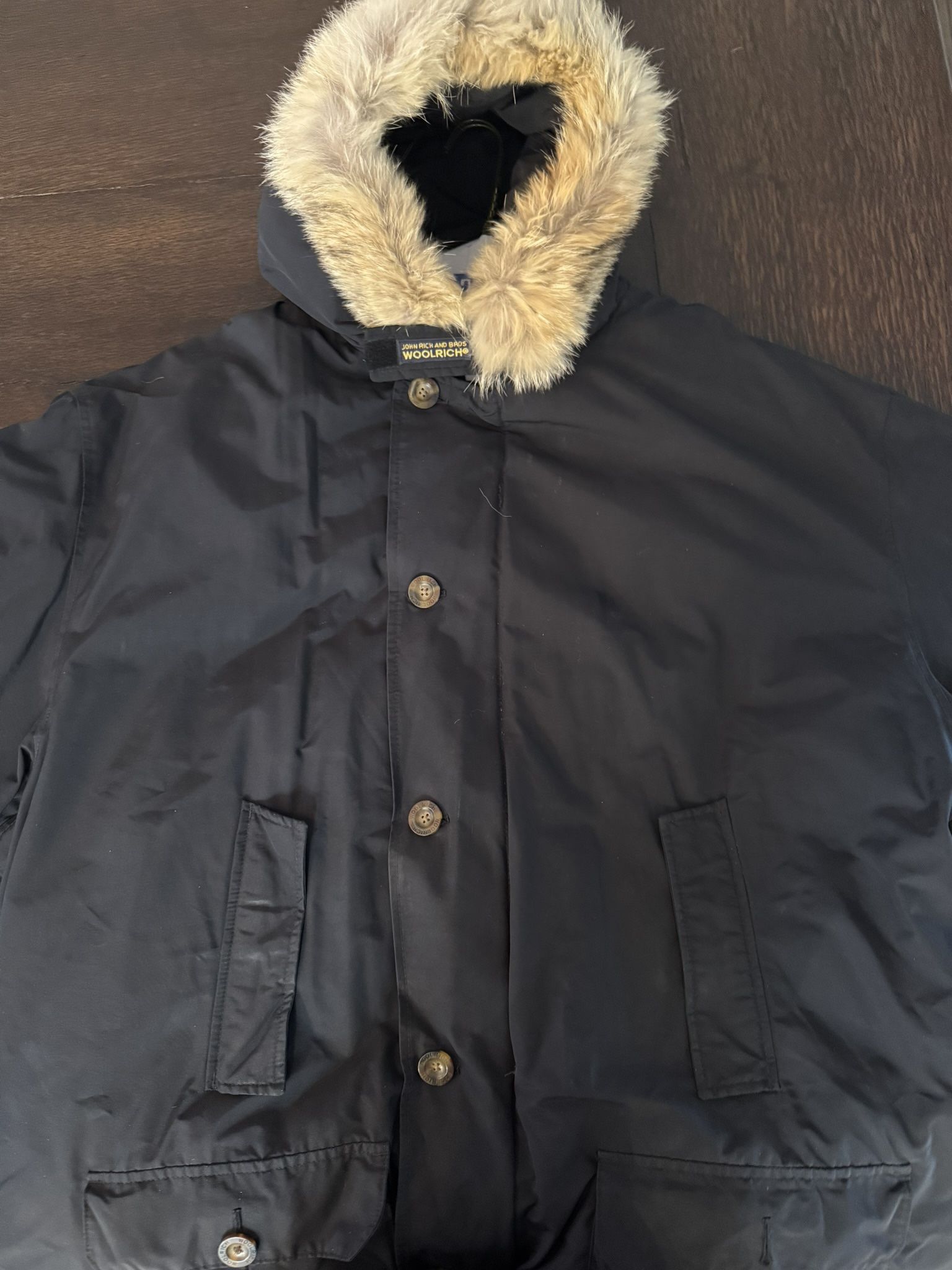 Vintage Woolrich Black Polar Parka