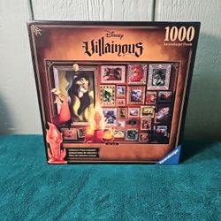 1000 Piece Jigsaw Puzzle Disney Villainous SCAR Ravensburger 27 x 20 NIB