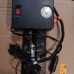 Coido Tire Inflator Portable Air Compressor 100pci Auto Air Pump W/pressure Gauge & LED Light