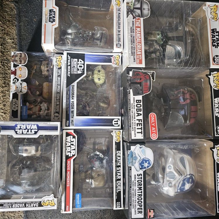 8x Star Wars Funko Lot