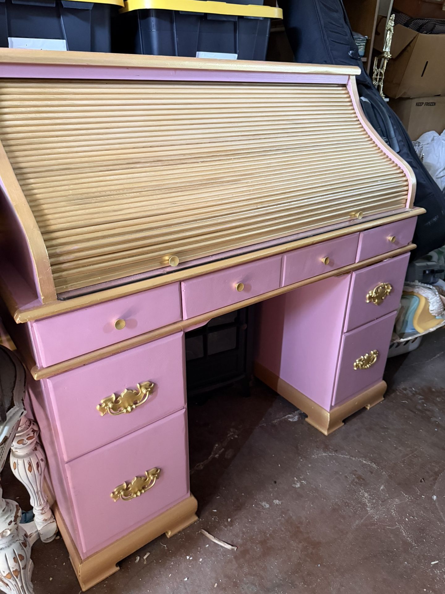 Beautiful Rolled Up secretary Desk