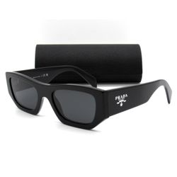 Prada SPR A01 Sunglasses Black / Grey Lenses Made in Italy