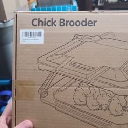 Chicken Brooder for 20 Chicks, Anti-Scald Aluminum Plate Chick Brooder Heater Pl