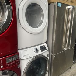 washer dryer samsung  gas new dryer is gas new 