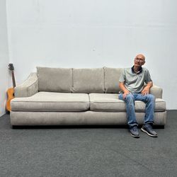 Living Spaces Custom 8ft Sofa Couch - Deep Cleaned, Refurbished, Delivery Available