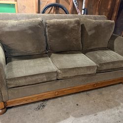 Dark Olive Green Sofa
