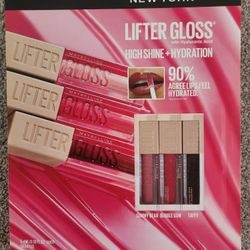 Brand New Maybelline Lifter Gloss Trio