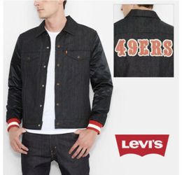 49ers denim trucker jacket