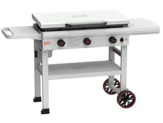 Brand New 36 in. 3-Burner Classic SmartTemp Propane Flat Top Grill/Griddle in Chalk Finish