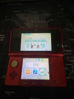 Nintendo 3DS Flame Red 32GB – Tested & Working
