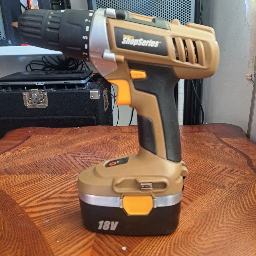 Shop Series 18V 3/8" Cordless Drill