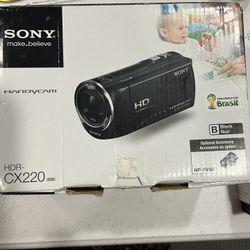 Sony HD Video Camera Takes Sd Card 
