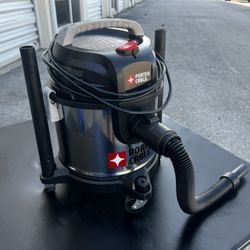 Porter-Cable Stainless Steel wet/dry vacuum, 4 Gallon, 4 Peak HP! Comes with 3 attachments. Works great! 