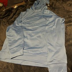 Blue Under Armour Hoodie (Size L)