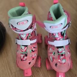 Girls Roller Skates Adjustable Size 