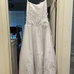 Baptism dress Size 12 Girls