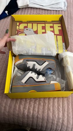 Gray Suede Low-Top Sneakers New in Box