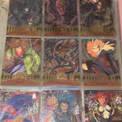 Holographic Marvel Cards / Comics 