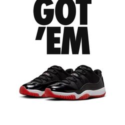 Jordan 11 Low Bred Size 8.5