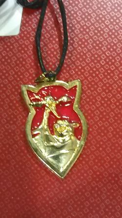 Brand New Vintage 1998 Warner Bros Goldtone & Enamel Olympic Pendant With 3 Rings On The Back