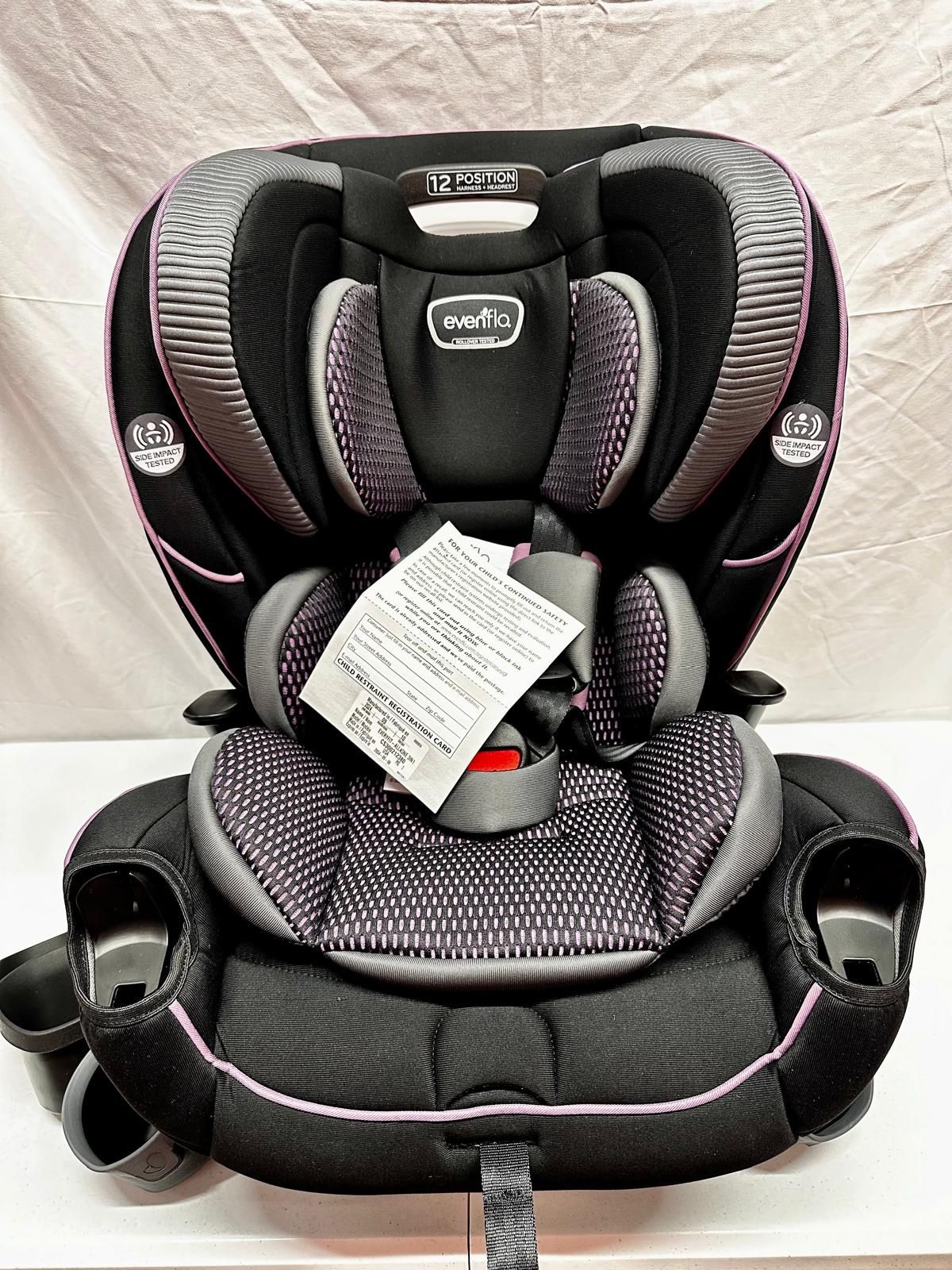 Evenflo EveryFit/All4One 3-in-1 Convertible Car Seat Quick Clean Cover Augusta Pink  