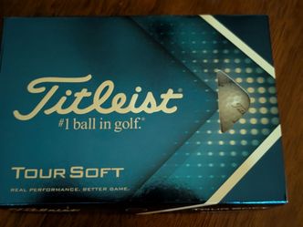 NEW, unopened (w nice bow) 12 Titleist Tour Soft Golf Balls