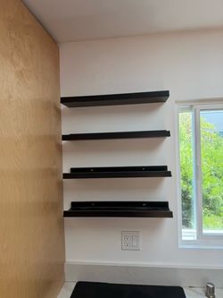 Black Wall Shelves