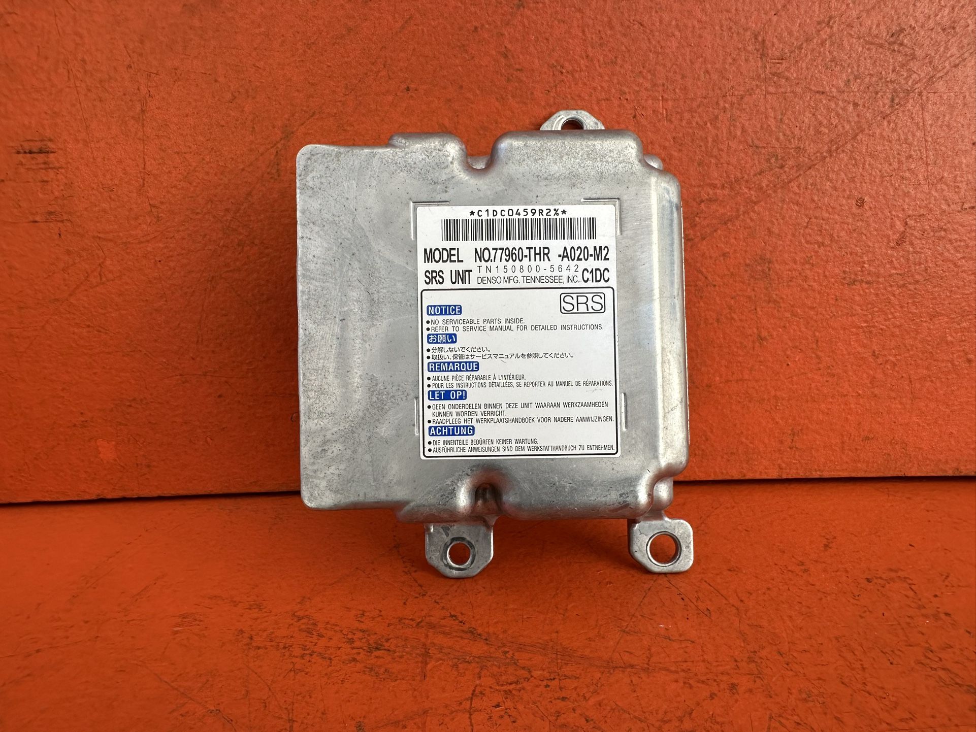 2018 2019 2020 Honda Odyssey SRS Computer Module Unit OEM 77960-THR-A020-M2