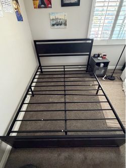 Queen Size Metal Bed Frame