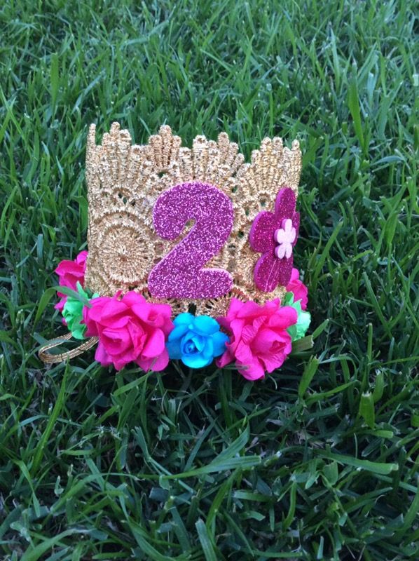 Poppy Trolls Birthday Crown