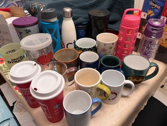 Bundle of mugs cups tumblers