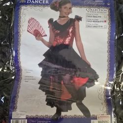 Spanish Dancer Dress costume. Size 8-10