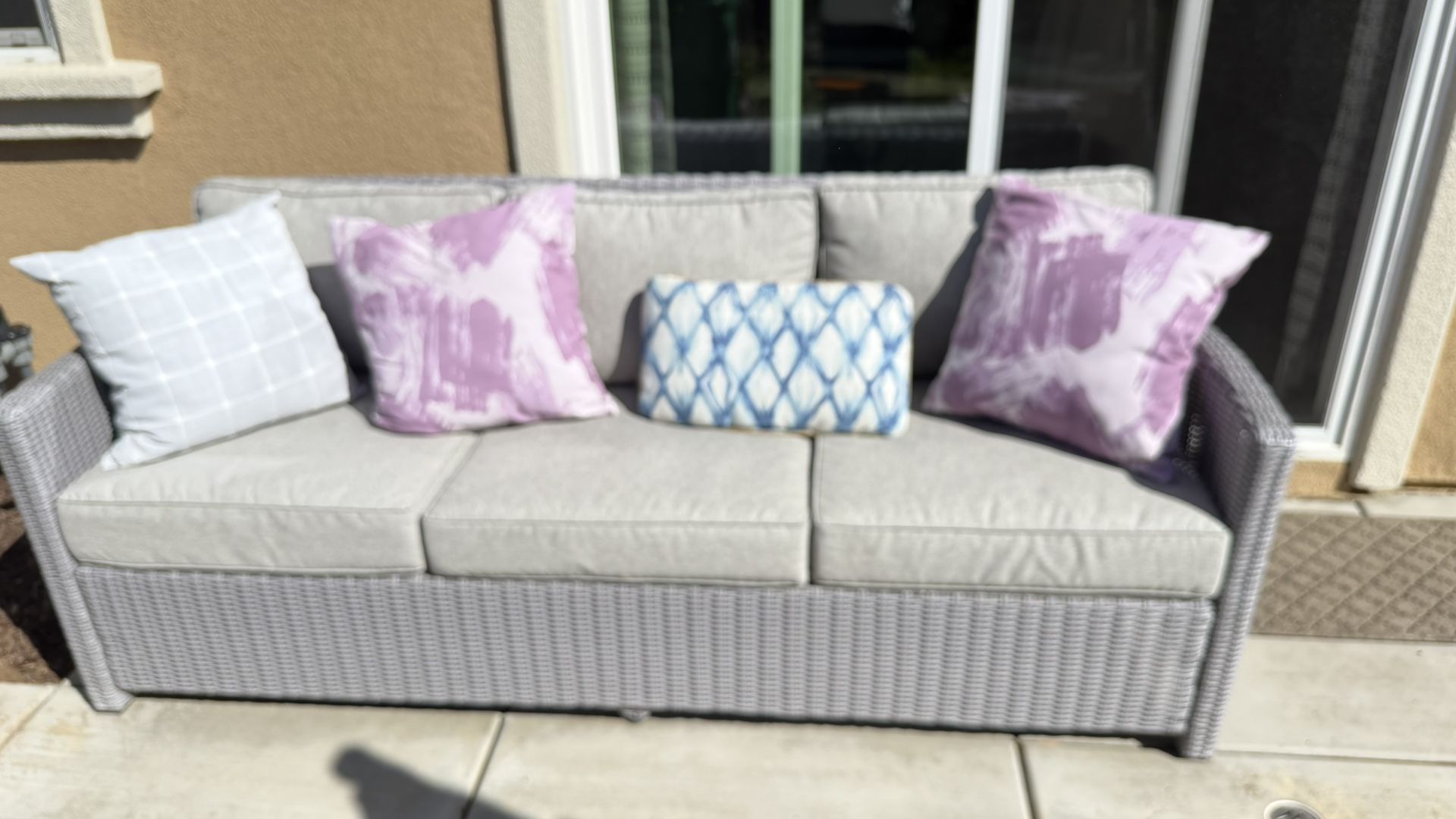 Patio Wicker Couch
