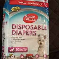 Disposable Diapers For Dog / Pañales Desechables Para Pero