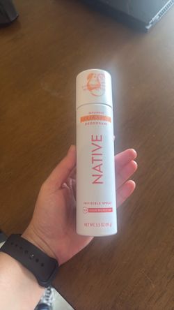 Native deodorant spray