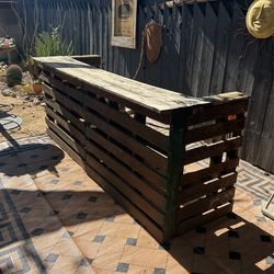 vintage outdoor bar