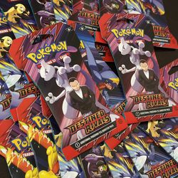 Pokemon Destined Rivals Booster Packs - 19ct