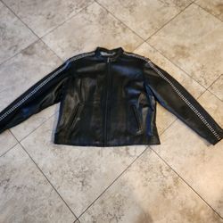 Woman's Harley Davidson Leather Riding Coat