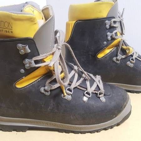 ASOLO AFS Expedition Carbon Fiber Mountaineering Boots - Size 7Â