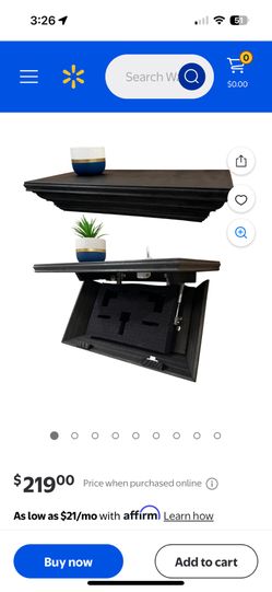 Bellewood Designs Floating Concealment Shelf 