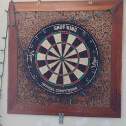 Dart Board And Darts