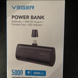 VEGER Mini Portable Charger for iPhone