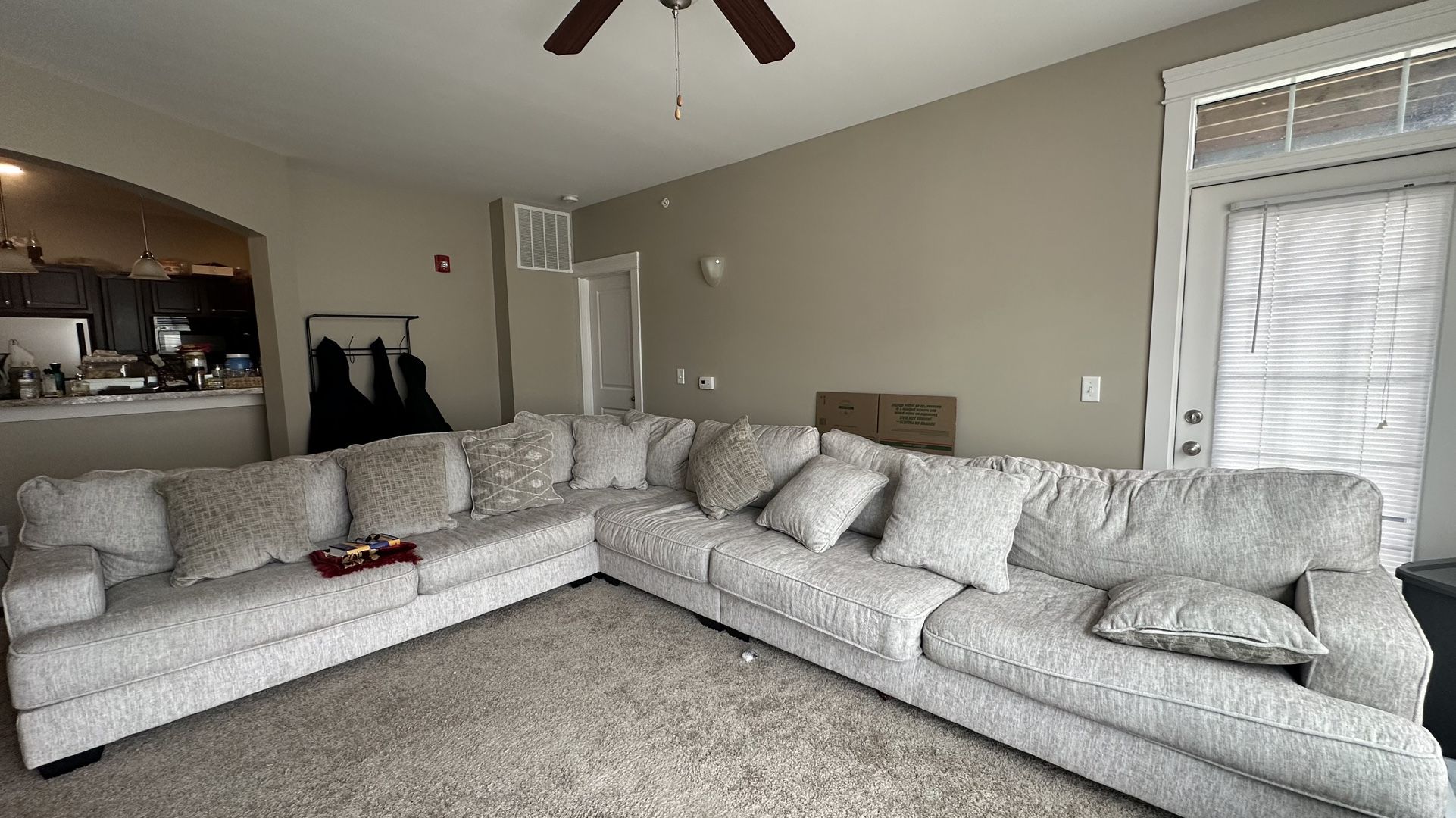 Large L-Shape Sectional Couch Fits 12 Adults