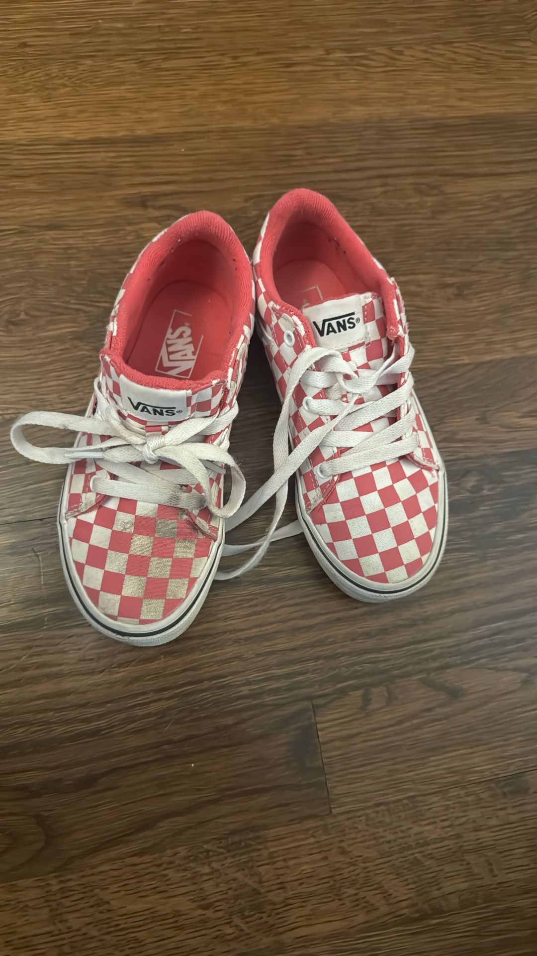 Girls checkered Vans size 13